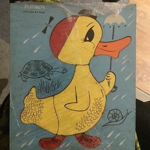 Playskool Vintage Wooden Tray Puzzle